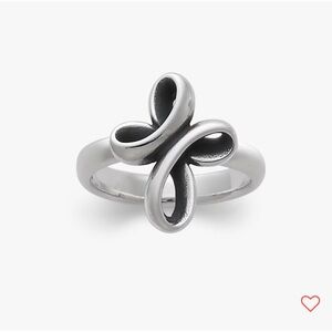 Elegant Silver Cross Ring